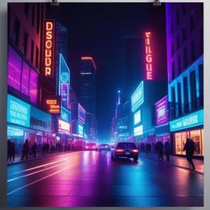 Electric Neon Mirage