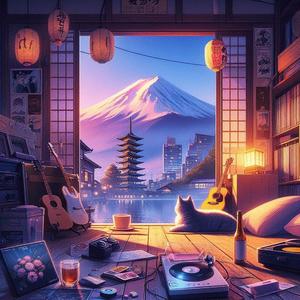 summer night in the forest