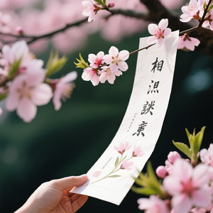 一纸桃花盼