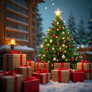 サンタさん、おやすみ。新しい年へ