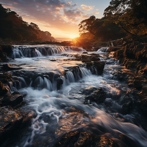 Armonía De Aguas Cascadas