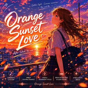 Orange Sunset Love