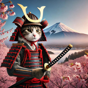 静寂の中の侍