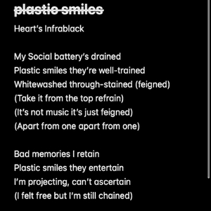 p̶l̶a̶s̶t̶i̶c̶ s̶m̶i̶l̶e̶s̶