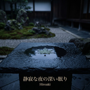 穏やかな夜の海と睡眠