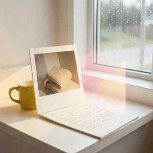 Polaroid on Pillow