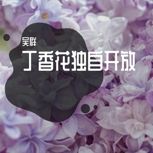 丁香花独自开放