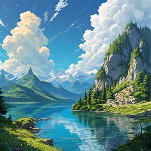 你的微笑点亮盛夏星河