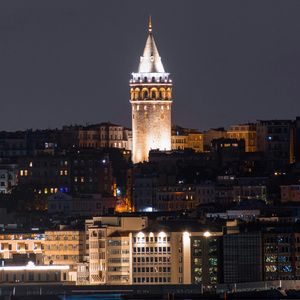 dim city lights