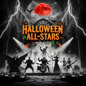 Frightening Skeleton in Cemetery Horror Sound