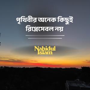 পৃথিবীর অনেক কিছুই রিপ্লেসেবল নয়