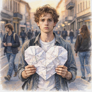 Бумажное сердце