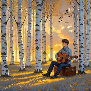 白桦林的回声-颜龙云