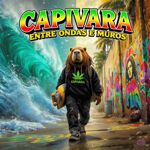 Capivara Entre Ondas e Muros