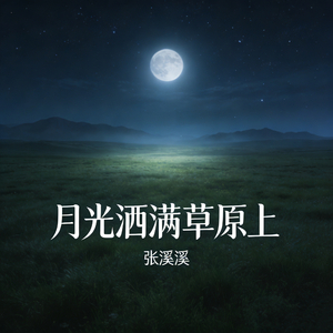 月光洒满草原上