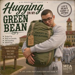Hugging on my Green Bean