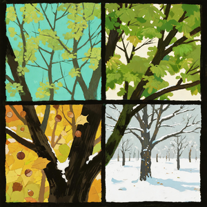 花满落霞云归处