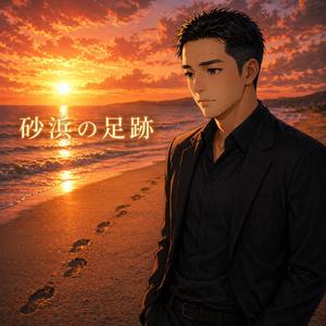 砂浜の足跡 (りゅうや)