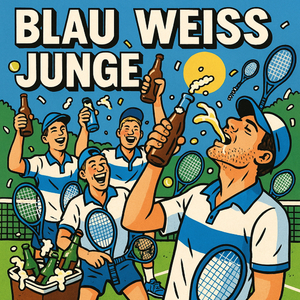 Blau Weiss Junge