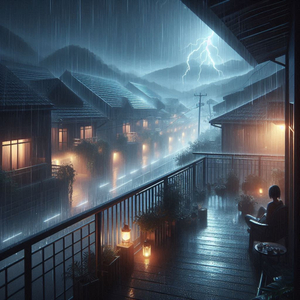 Dark Night, Rain Noise to Sleep, Study, Read 20