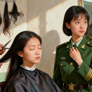 迷彩芳华姊妹花