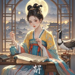 锦书长安月与安西沙-流淌的声音