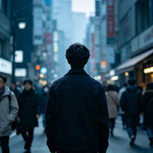 雾里人群