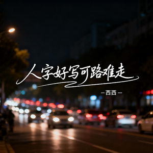 人字好写可路难走（飙升版）