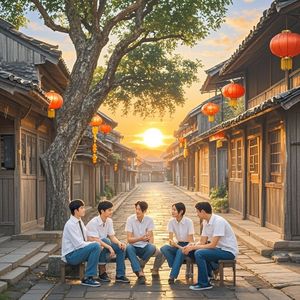 老街岁月-十里平湖秋月夜