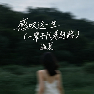 感叹这一生（一辈子忙着赶路）