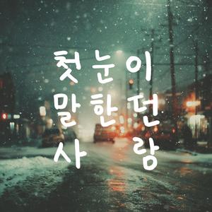 첫눈이 말하던 사람
