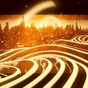 Rainbow Glow of the City Lights