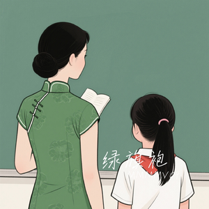 绿旗袍 伴奏