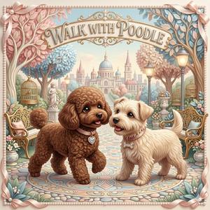 walk with poodle