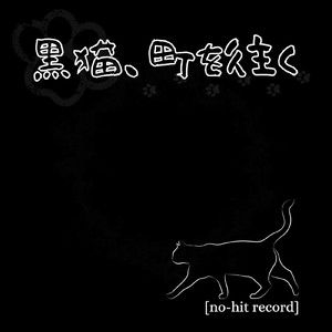 黒猫、町を往く