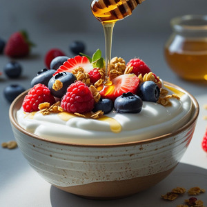 グリークヨーグルトボウルは、甘酸っぱいストーリー