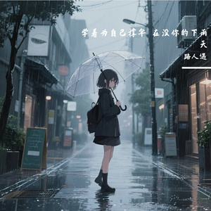 学着为自己撑伞 在没你的下雨天
