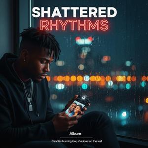 Candles burning low, shadows on the wall