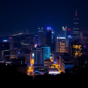 The City Glowed Blue When the Power Went Out