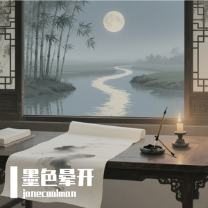 墨色晕开 伴奏