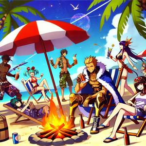 Party am Strand