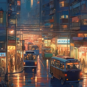 城市的夜光