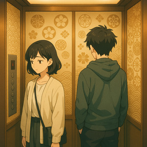 エレベーターの無言バトル