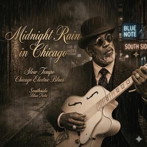 Midnight Rain In Chicago Blues