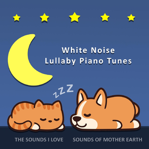 Calm White Noise Bedtime Piano, Pt. 10