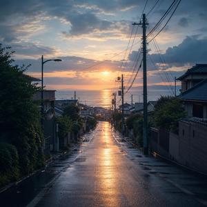 夜明けの帰り道