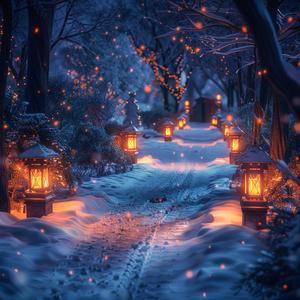 Lanterns in the Endless Snowfall