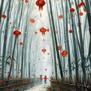 竹林•新春 伴奏