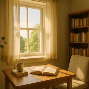 ゆらめくレースカーテンの下で（Under the Fluttering Lace Curtain）