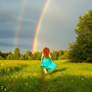 Chasing rainbow